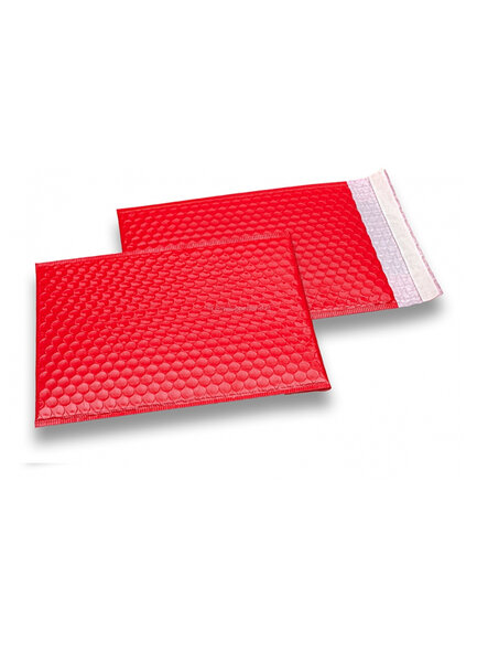 48 stuks Rode Luchtkussen enveloppen Waterproof Geplastificeerd 220mm x 295mm