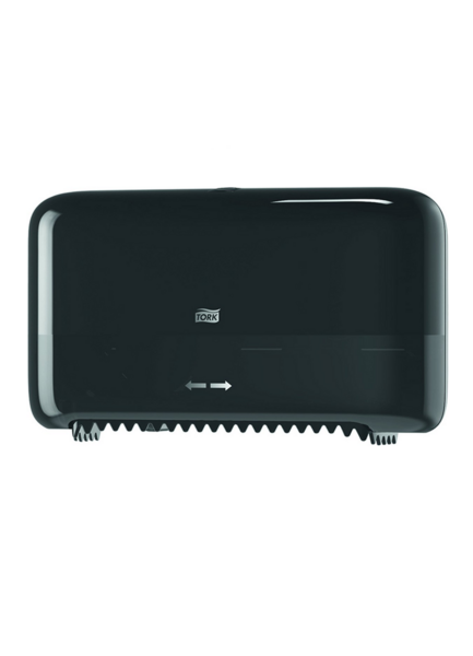 4 stuks Tork - Toiletpapier Dispenser - Zwart - T7 Mid-size Elevation Lijn 