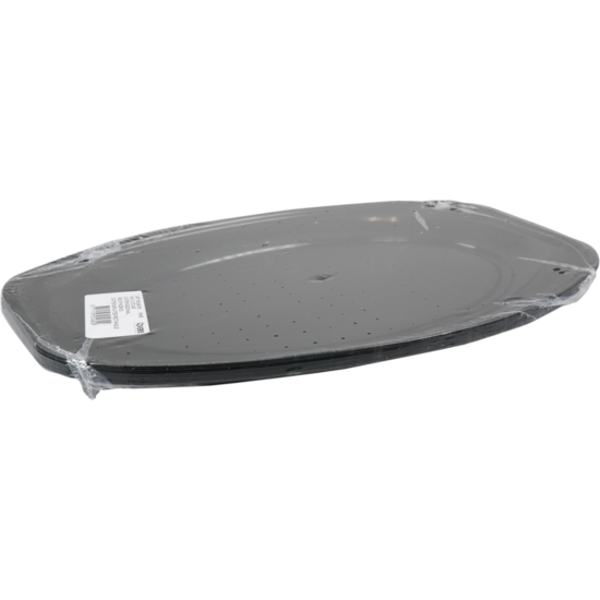 50 stuks Cateringschaal, Schaal van gerecycled PET, ovaal, 450x300x22mm, zwart